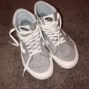 High top leather vans
